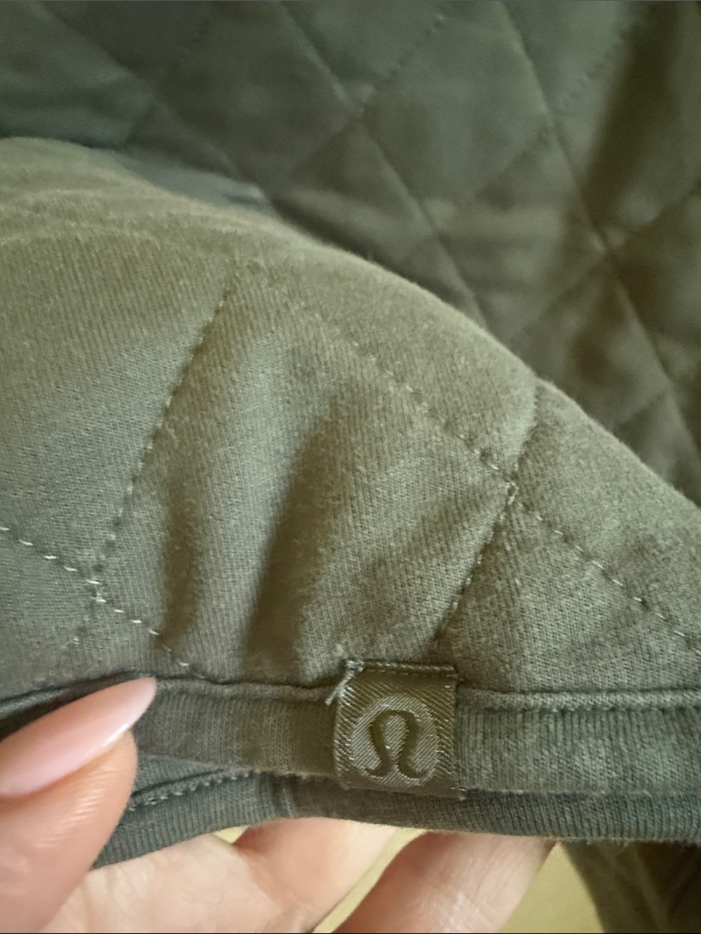 Lululemon Quilted Zip-Front Jacket in Slate Gray - Picture 3 of 3